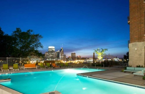 Rolling Mill Hill Condo | Luxurious Top Floor 2 Br 2 Ba Downtown Condo-#604