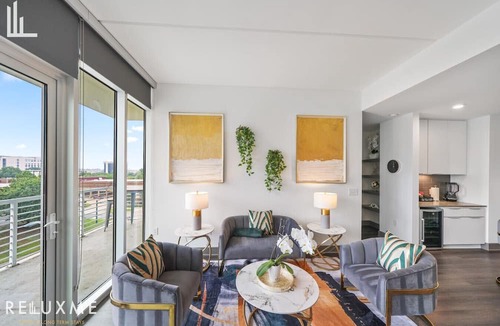 Second Ward Condo | NEW Reluxme | High-Rise Escape 2BD w/King Top Amenities🏙️