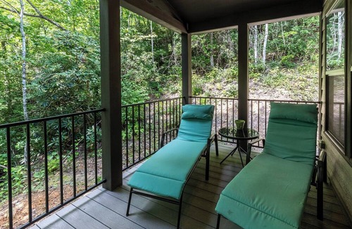 Robbinsville Cottage | High Hollow Cottage: Modern Tiny Home with Hot Tub and Fire Pit
