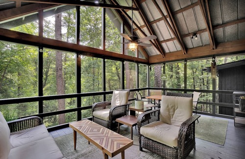 Cleveland House | Secluded 4 bedroom cabin surrounded by a nature preserve, lakes, and trails!