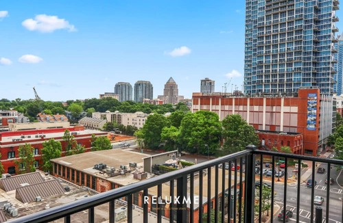 Fourth Ward Condo | Reluxme | Uptown 3BR w/King Beds & Spa Access