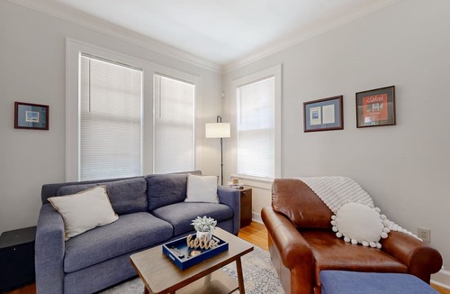 Evergreen House | Elegant home with abundant outdoor living areas, library & dog-friendly yard
