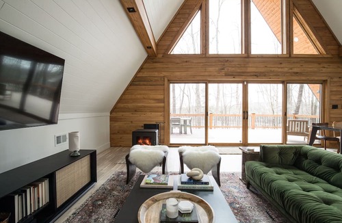 Lavonia Cabin | NEW! Hey Frame: Modern A-frame Waterfront Cabin on Lake Hartwell, Georgia