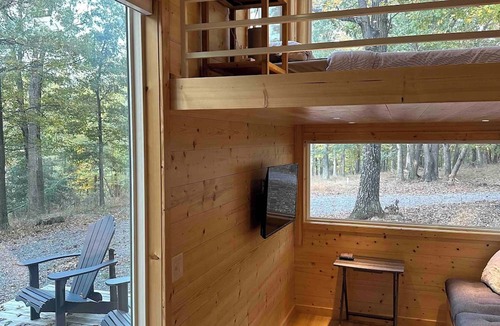 Romney Cabin | Cozy and private tiny home nestled into 15 acres of forest in West Virginia