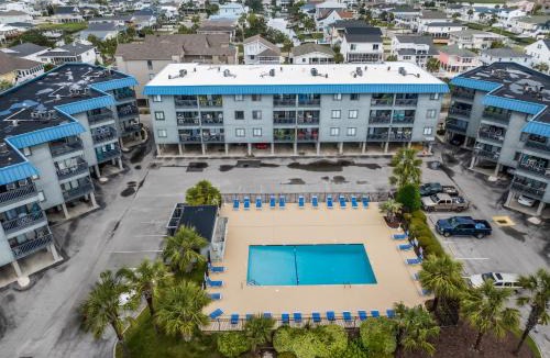 North Myrtle Beach Apartment | Oceanfront 1BR Top-Floor Balcony Views Cherry Grove Sea Cabin 304-A