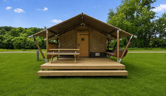Luxury Safari Tent on the New River
