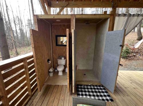 Magical Glamping Tent in the Woods near Stone Mountain State Park, North Carolina